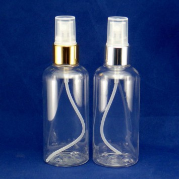 100ml PET bottle with aluminum sprayer(FPET100-B)